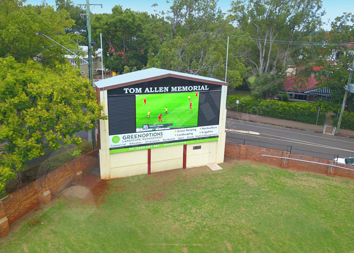 Toowoomba Sports Ground Scoredboard